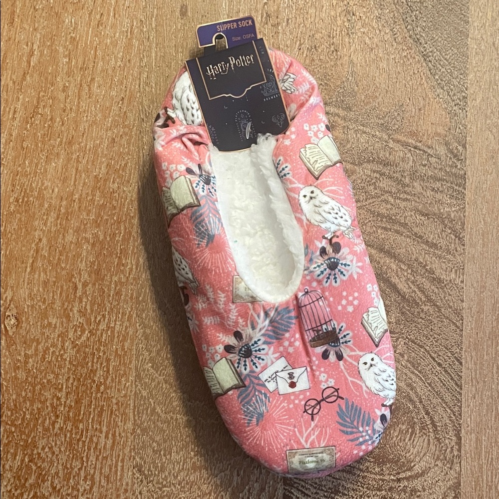 Harry Potter Pink Owl Women's Slippers